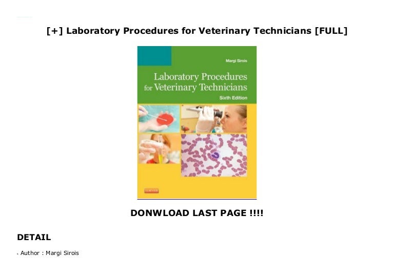 Laboratory Procedures for Veterinary Technicians [FULL]