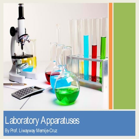 Laboratory apparatus. final copy ppt