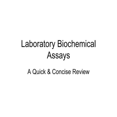 Laboratory Biochemical Assays Mcb1010 L