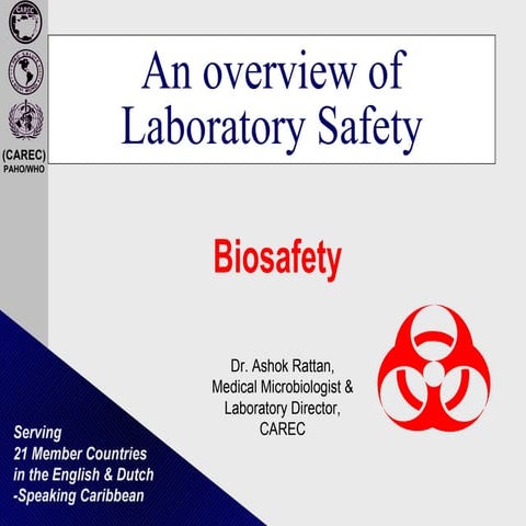 Laboratory Biosafety 2007
