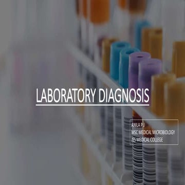 LABORATORY DIAGNOSIS
