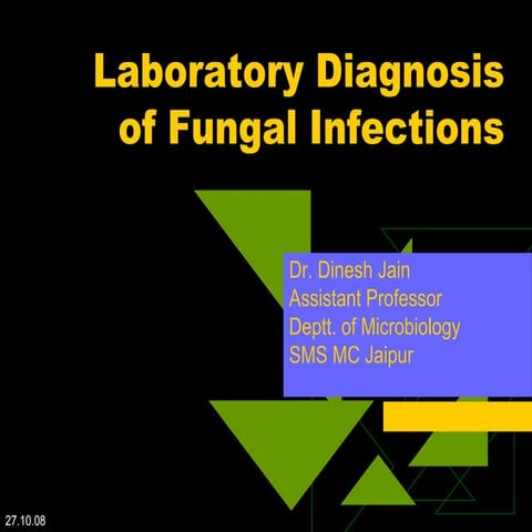 Laboratory diagnosis of fungal infections