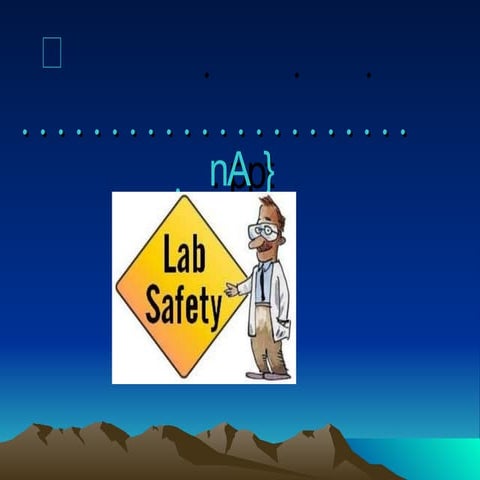 Laboratory Rules And Safety Guidelines For Students