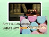 LABOR LAW MADE CHEWABLE (by Atty. PoL Sangalang)