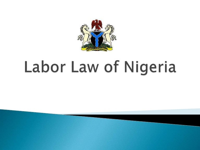 Labor law of nigeria