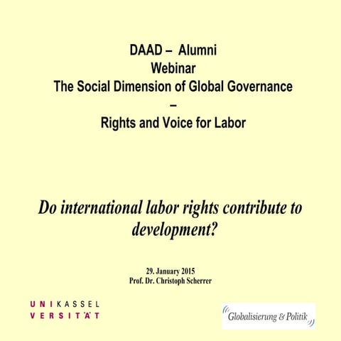 Labor rights development webinar