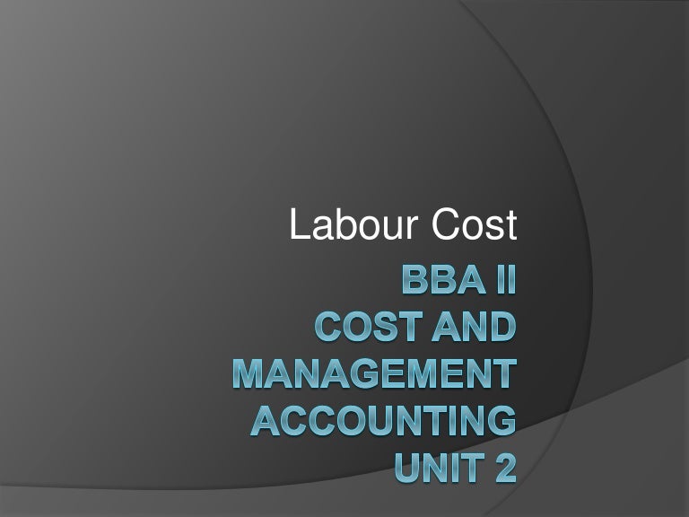 Labour cost