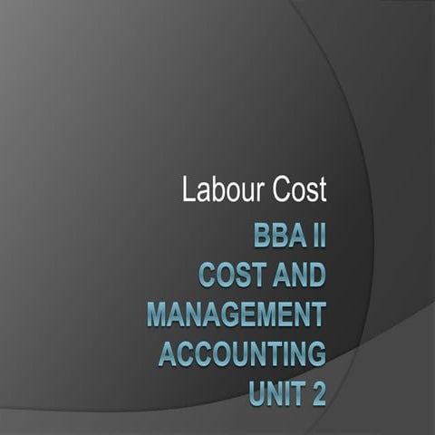 Labour cost