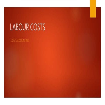 Labor costing Hanif Sherdil
