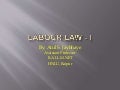 Labour law   i