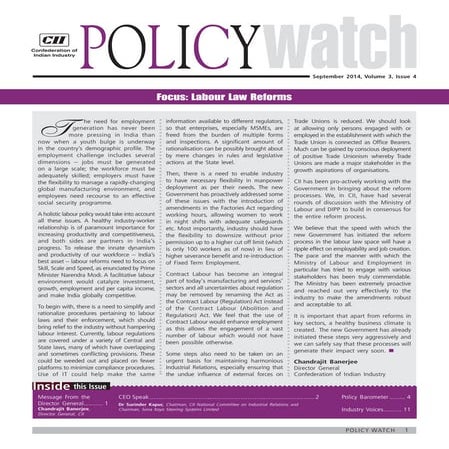 Labour Law Reforms: The BIG Impact