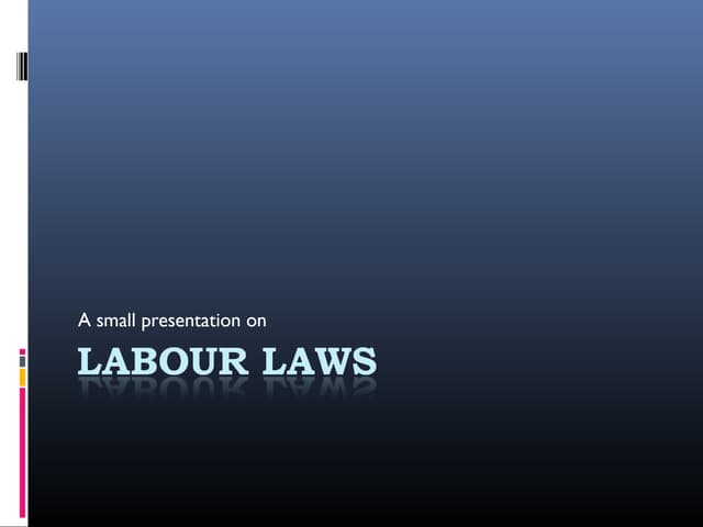 Labour laws