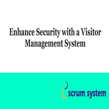 Visitor Management System | PPTX