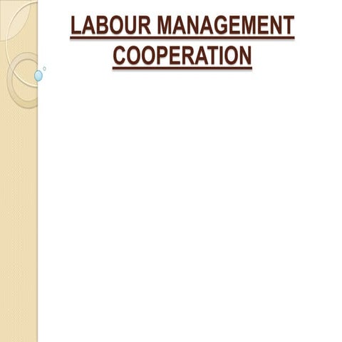 Labour management cooperation