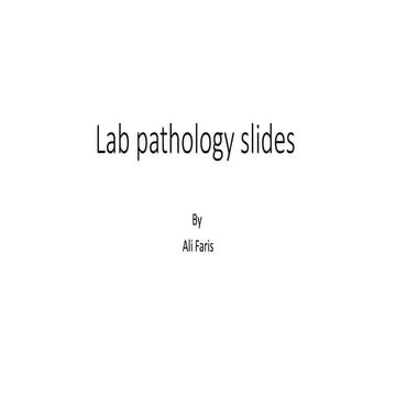 pathology slides of GIT system