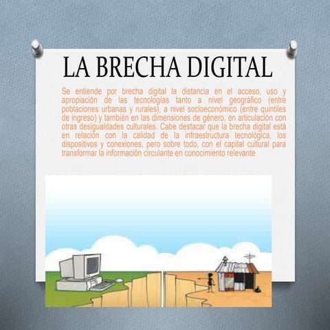 La brecha digital