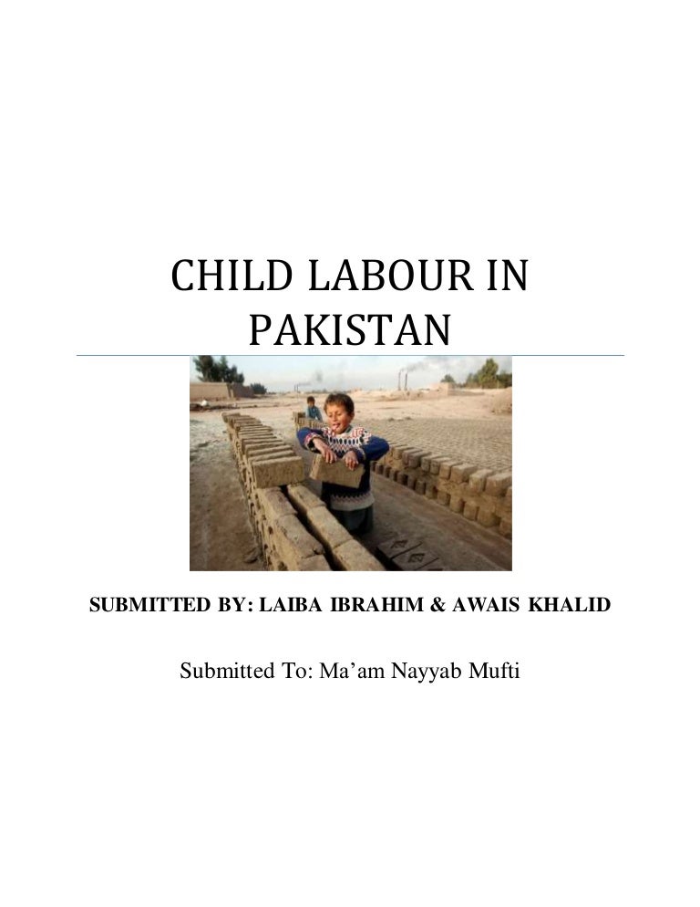 Causes of child labour in pakistan picture