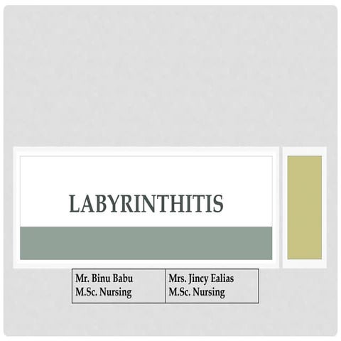 Labrinthitis
