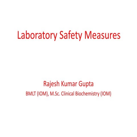 Lab safety measures