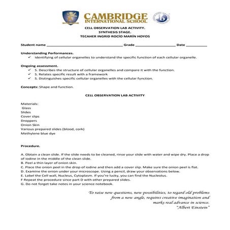 Lab seventh grade. cell.docx