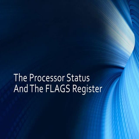 Assembly Lab Sheet 5 About Status of Flag Register.pptx