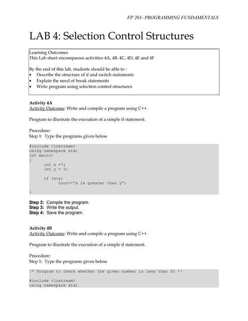 Labsheet 4