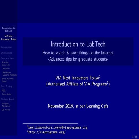 LabTech Introduction