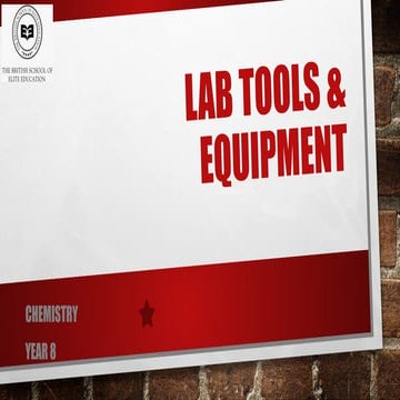Lab tools and Equipment, uses and function (year 8).pptx