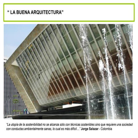 La buena arquitectura