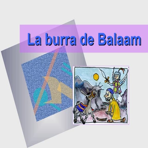 La burra de Balaam