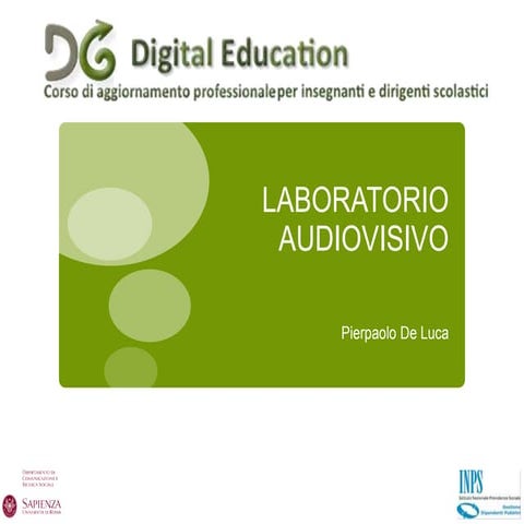 Laboratorio audiovisivo | PPTX
