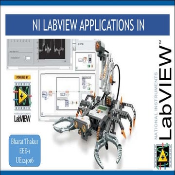 Labview applications in healthcare