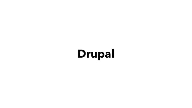 Introduzione a Drupal - Versione Italiana