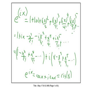 LAC2013 Day 01 Euler's Identity!