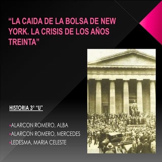 La caida de la bolsa de new