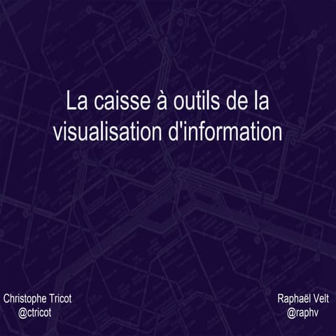 Christophe Tricot et Raphaël Velt (infoviz)