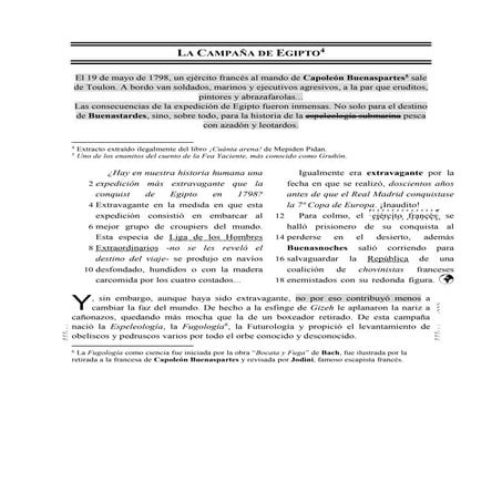 La campaña de egipto