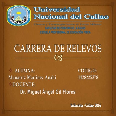 La carrera de relevos