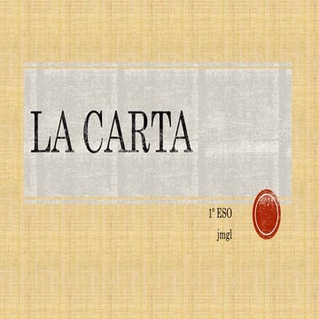 La carta