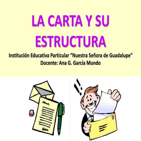 La carta y su estructura