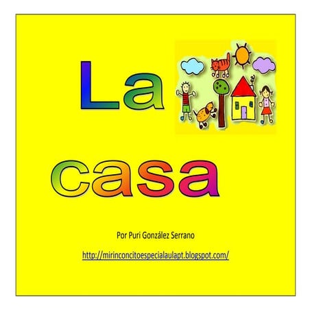 La casa-Pequeño librito adaptado de las partes de la casa
