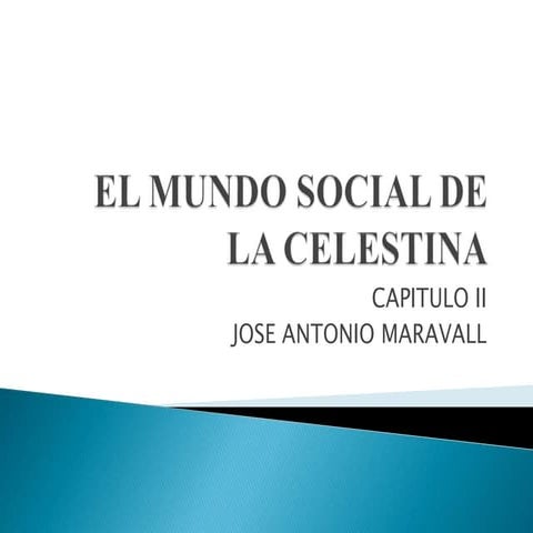 La celestina capítulo ii de maravall