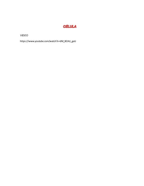 La celula