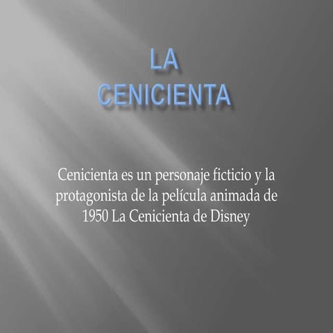 La cenicienta. horacio german garcia
