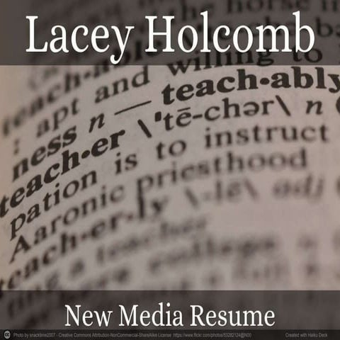 Lacey holcomb