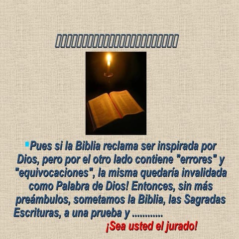 La Ciencia y la Biblia