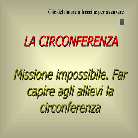 La circonferenza