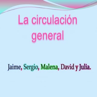 La circulación general