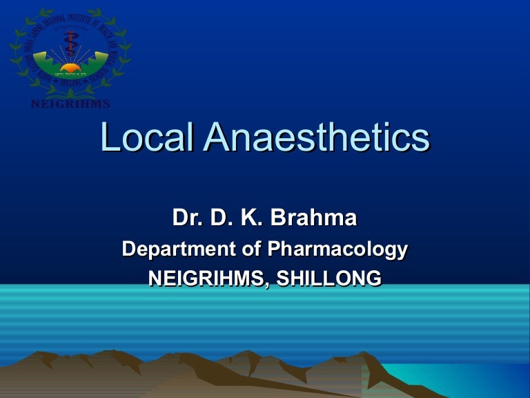 list of amide and ester local anesthetics