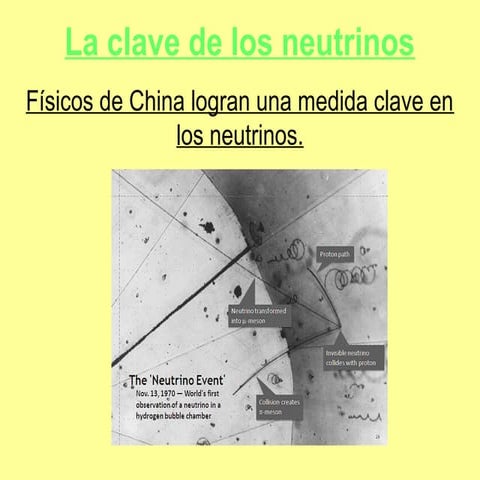 La clave de los neutrinos